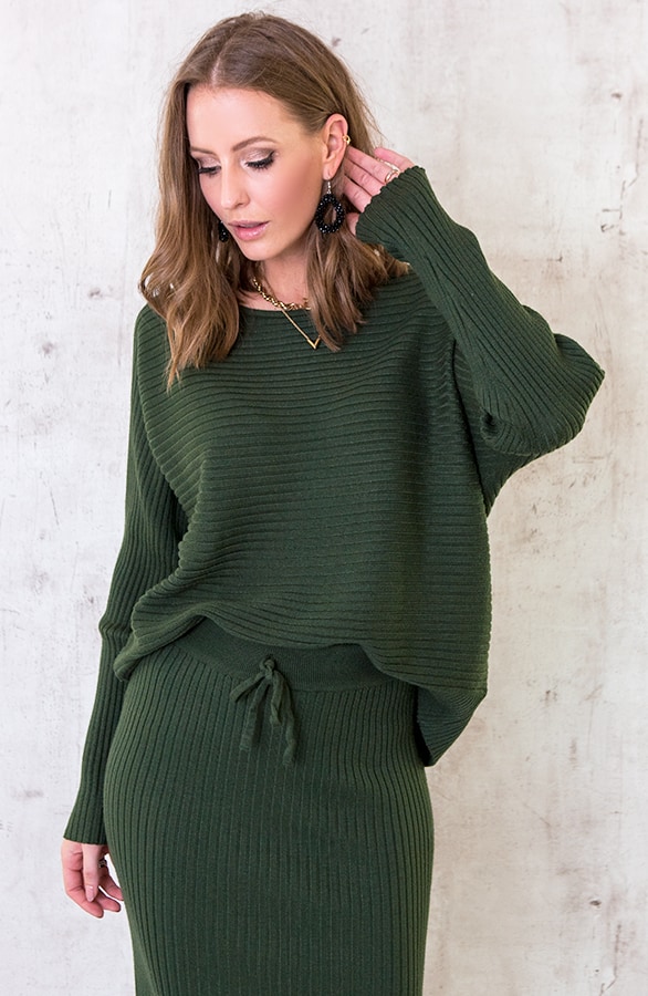 Trui Twinset Legergroen – shoparchief, foto 2