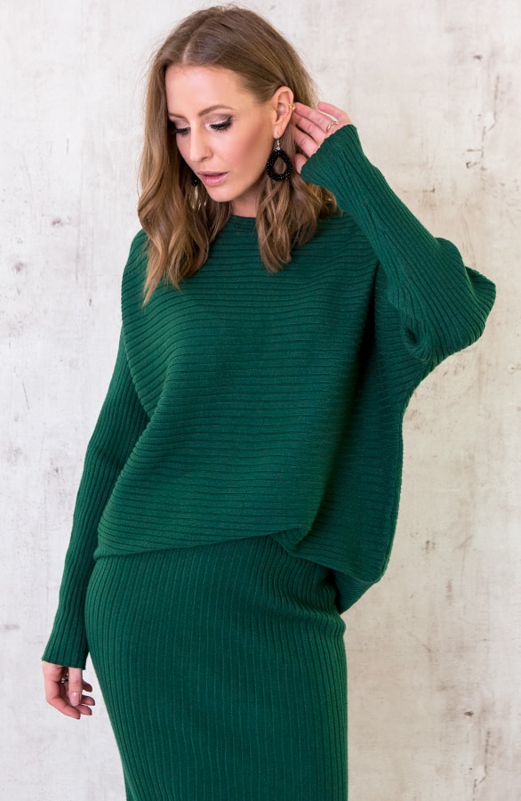 Trui Twinset Smaragdgroen – shoparchief, foto 2