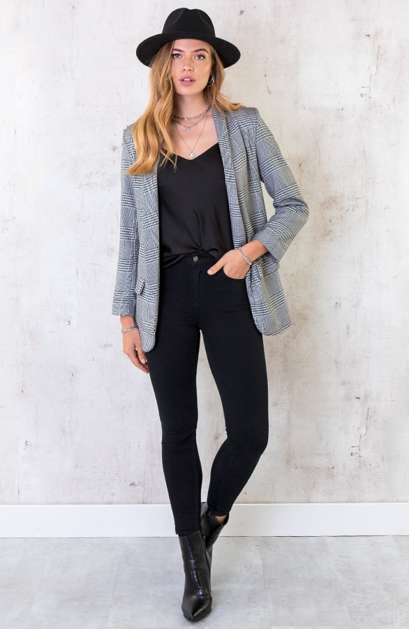 Blocking Blazer Grijs – shoparchief, foto 5