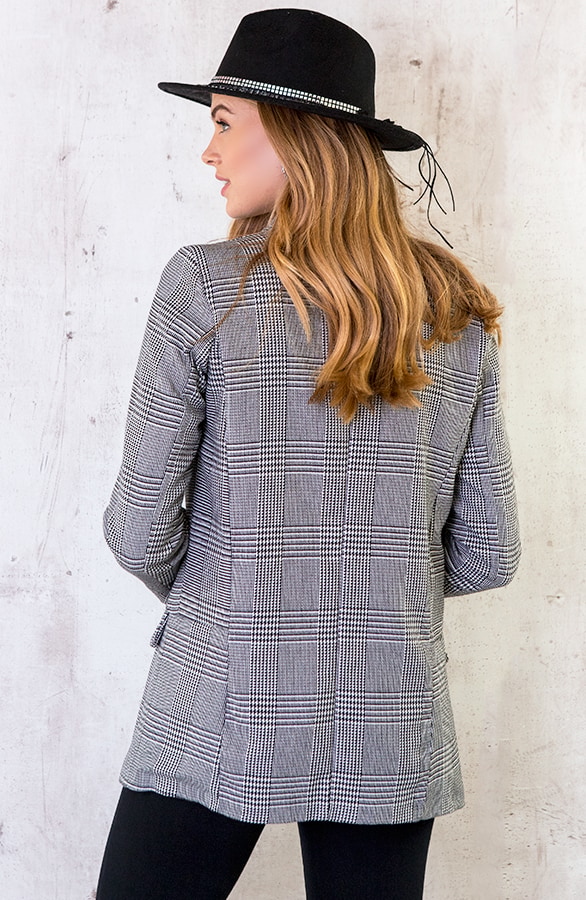 Blocking Blazer Grijs – shoparchief, foto 3