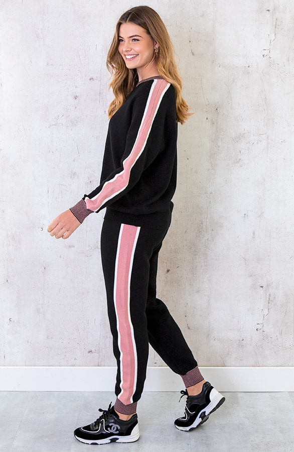 Comfy Huispak Trui + Broek Zwart – shoparchief, foto 2