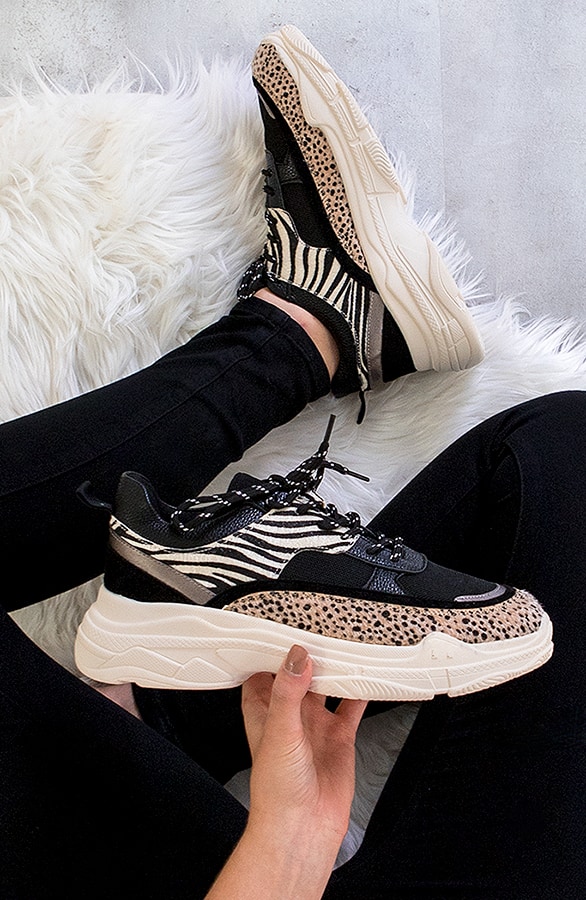 Dad Sneakers Safari Zwart – shoparchief