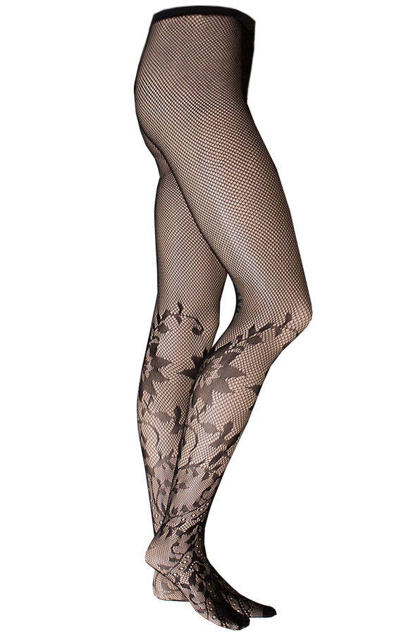 Flower Panty Zwart – shoparchief