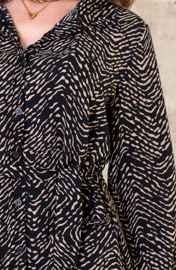 Maxi Zebra Jurk Deluxe – shoparchief, foto 4