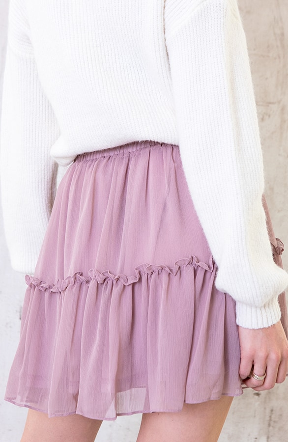 Plooirok Met Ruches Roze – shoparchief, foto 5