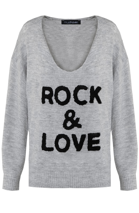 Rock And Love Trui Grijs – shoparchief, foto 6