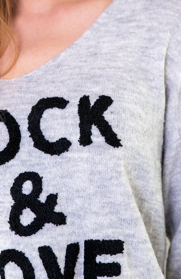 Rock And Love Trui Grijs – shoparchief, foto 4