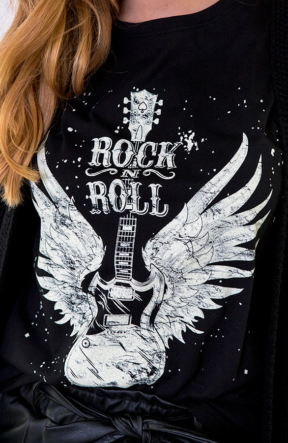 Rock N Roll Top Oversized Fit – shoparchief, foto 4