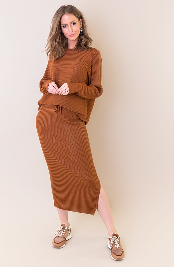 Sneakers Suede Camel – shoparchief, foto 4
