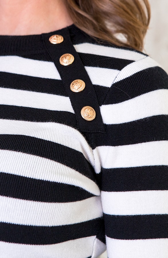 Sailor Strepen Trui Wit – shoparchief, foto 5