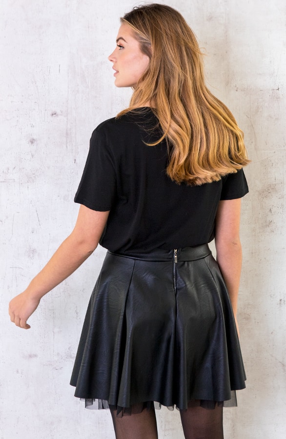 Savage Top Oversized Fit Zwart – shoparchief, foto 5