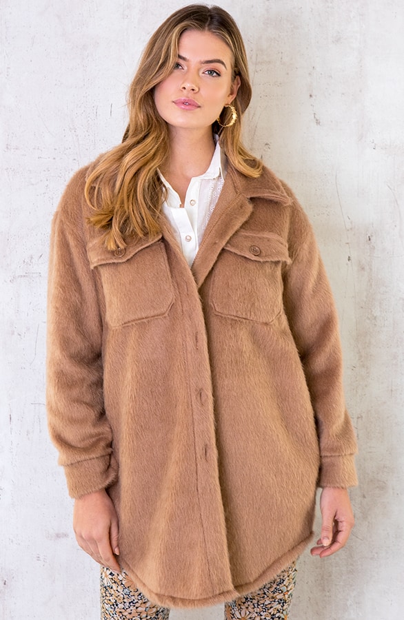 Soft Jacket Camel – shoparchief, foto 3