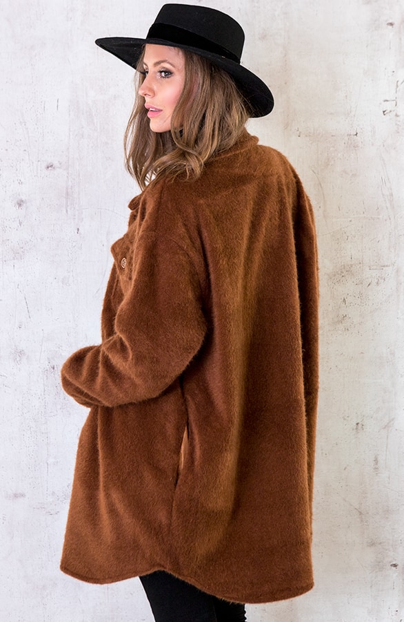 Soft Jacket Cognac – shoparchief, foto 4