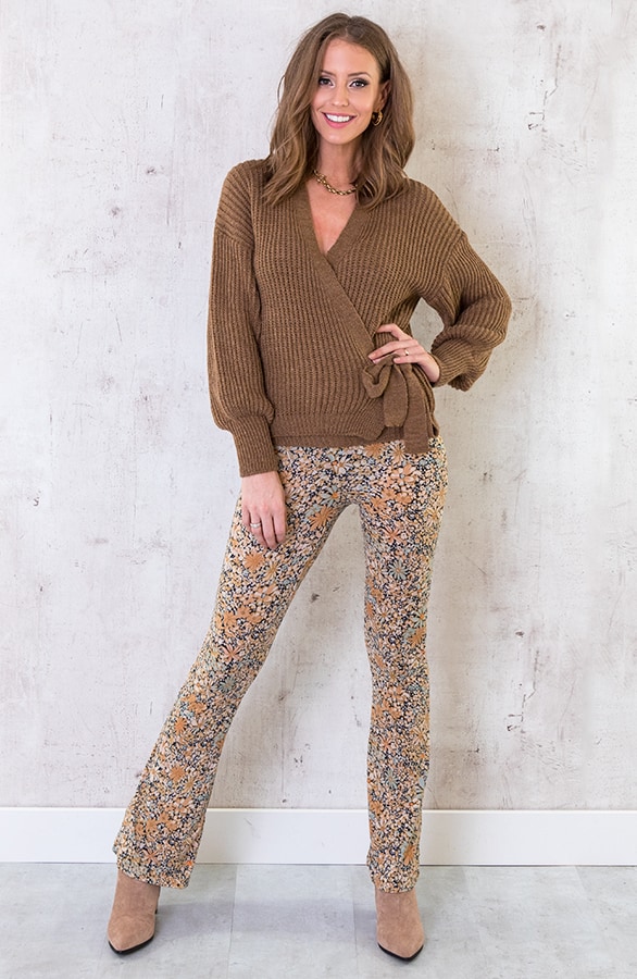 Strik Vest Gebreid Camel – shoparchief, foto 5