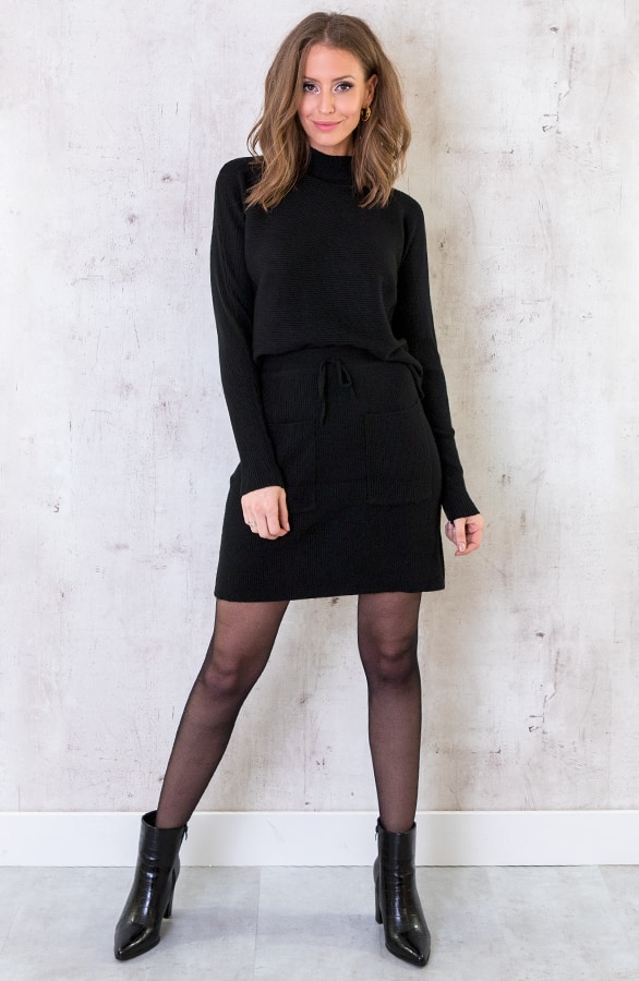 Twinset Trui Met Col Zwart – shoparchief, foto 4