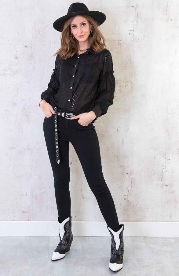 Cowboylaarzen Leer Snake – shoparchief, foto 3