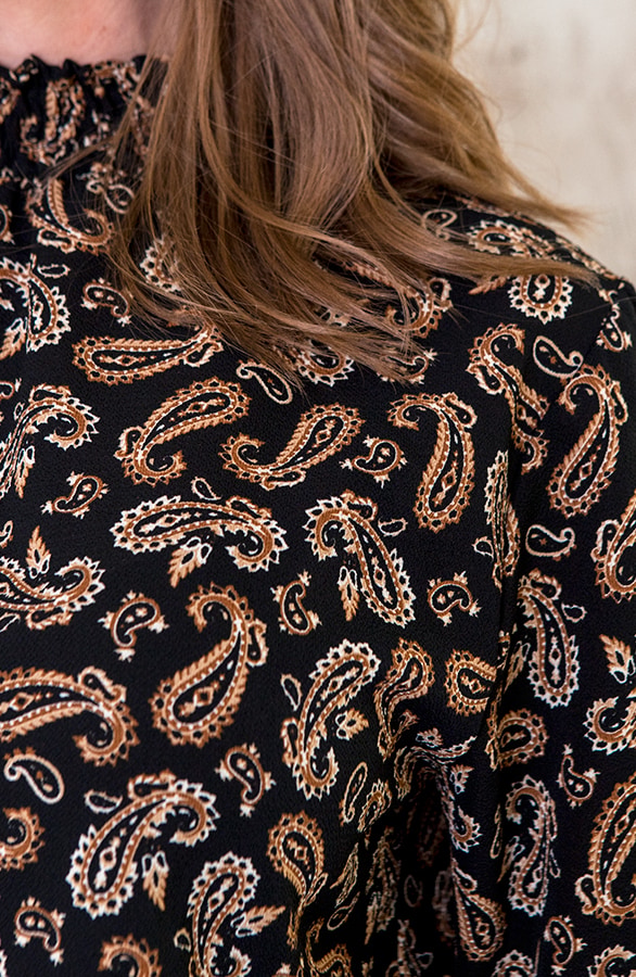 Col Blouse Paisley – shoparchief, foto 5