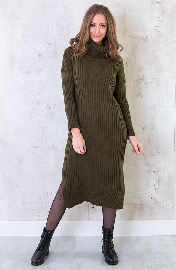 Coljurk Gebreid Lang Army – shoparchief, foto 2