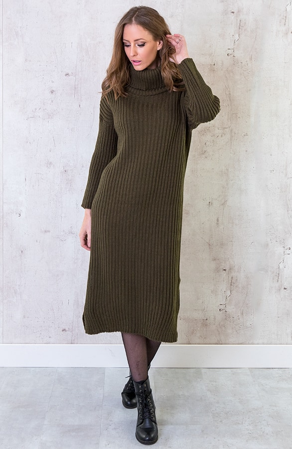 Coljurk Gebreid Lang Army – shoparchief, foto 6