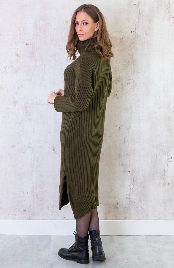 Coljurk Gebreid Lang Army – shoparchief, foto 4