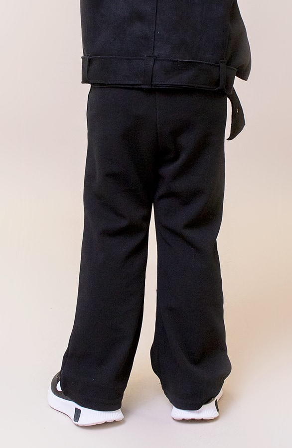 Flared Broek Kids Zwart – shoparchief, foto 4
