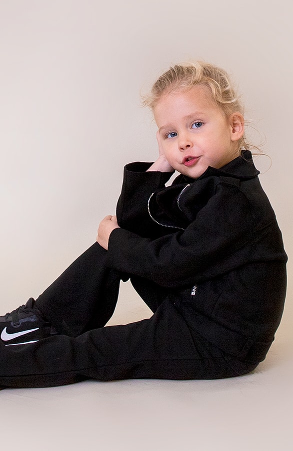 Flared Broek Kids Zwart – shoparchief, foto 2