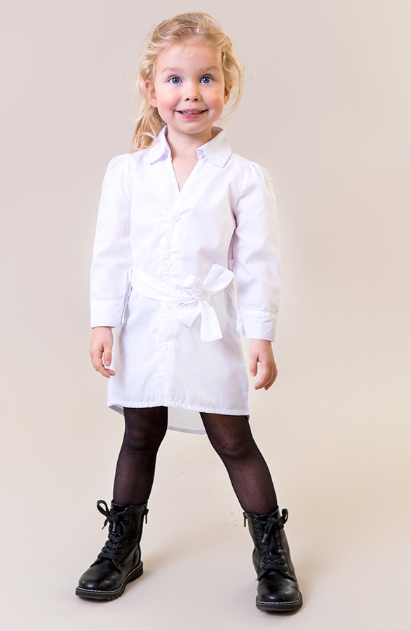 Katoenen Blouse Kids Wit – shoparchief