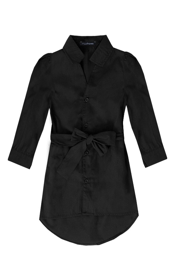 Katoenen Blouse Kids Zwart – shoparchief, foto 4
