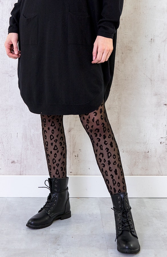 Leopard Panty Zwart – shoparchief, foto 2