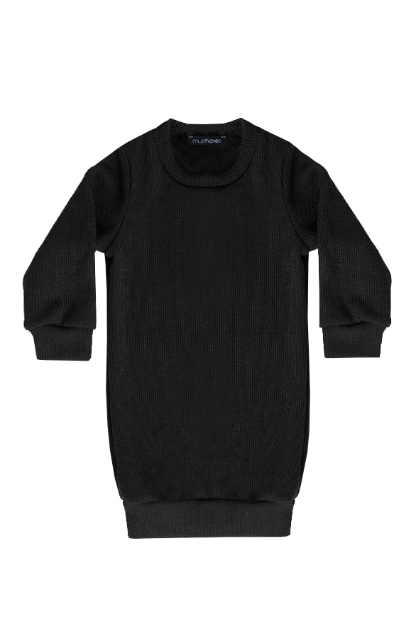 Tuniekjurk Met Capuchon Kids Zwart – shoparchief