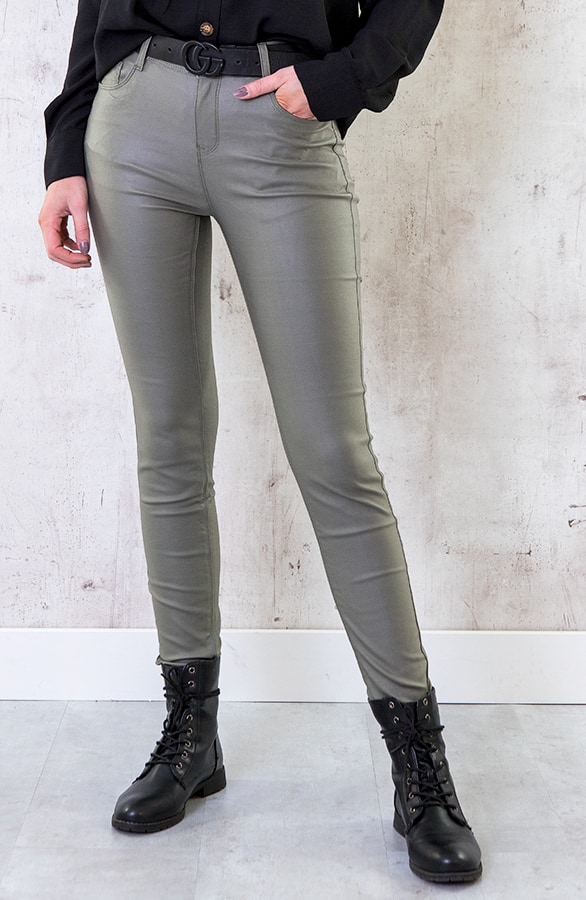 High Waist Coating Jeans Army – shoparchief, foto 5