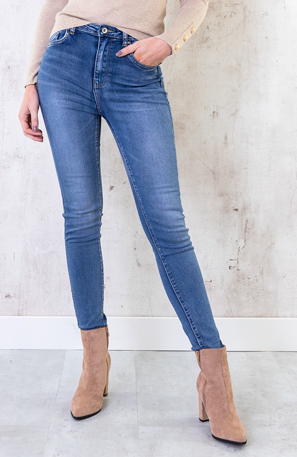 High Waist Spijkerbroek Dames – shoparchief, foto 3
