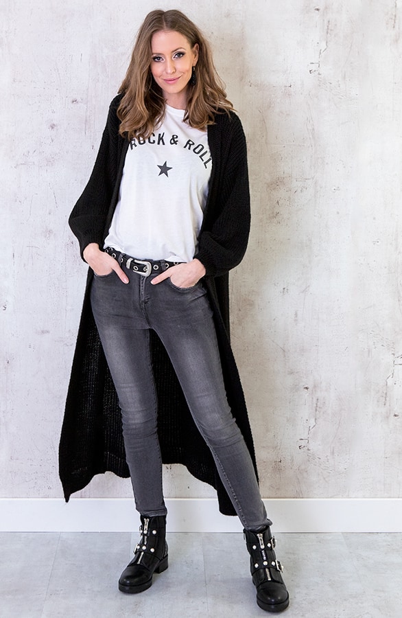 Rock N Roll Shirt Wit – shoparchief, foto 2