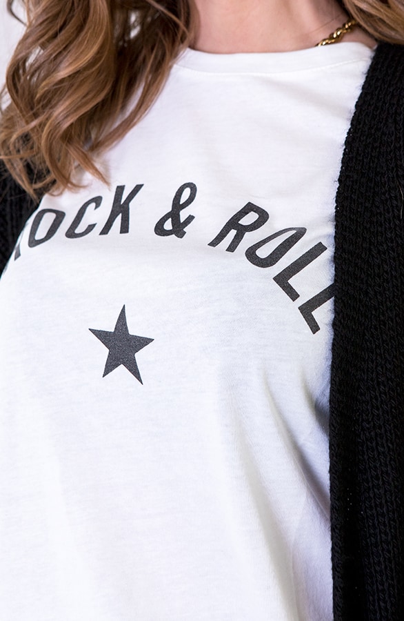 Rock N Roll Shirt Wit – shoparchief, foto 3