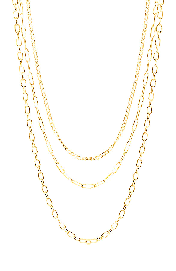 Schakel Layer Ketting Goud – shoparchief