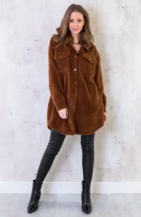 Soft Jacket Cognac – shoparchief, foto 6