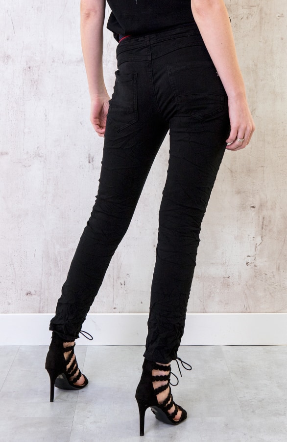 Chino Broek Jogging Zwart – shoparchief, foto 3
