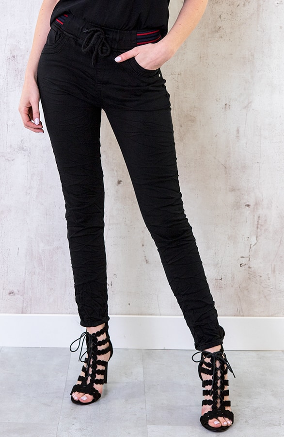 Chino Broek Jogging Zwart – shoparchief, foto 5