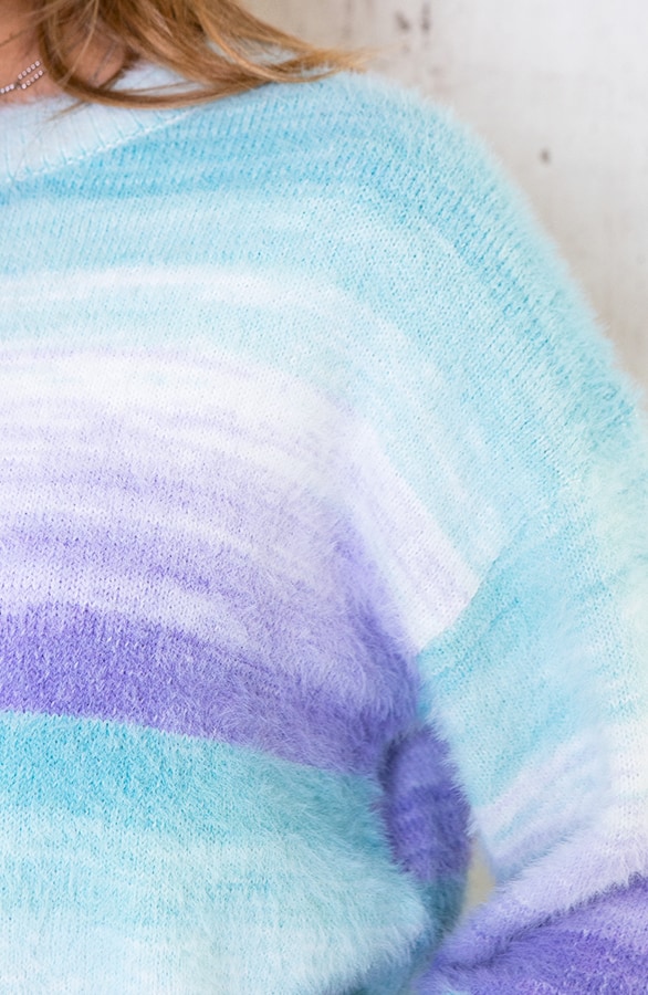 Gestreepte Soft Trui Pastel – shoparchief, foto 6