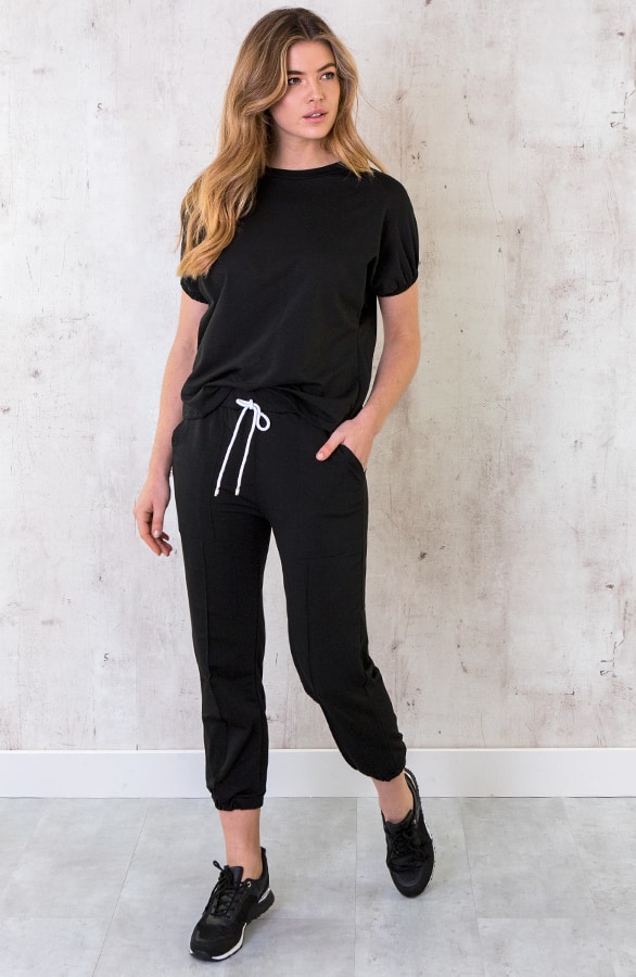 Jogging Top Zwart – shoparchief, foto 2