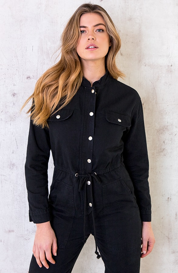 Jumpsuit Limited Denim Black – shoparchief, foto 6