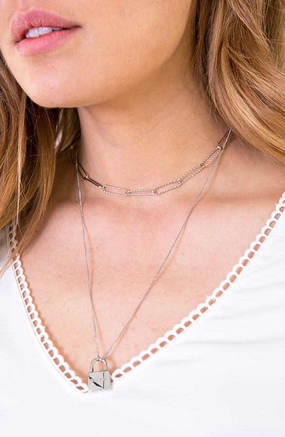 Laagjes Ketting Amour Zilver – shoparchief, foto 2
