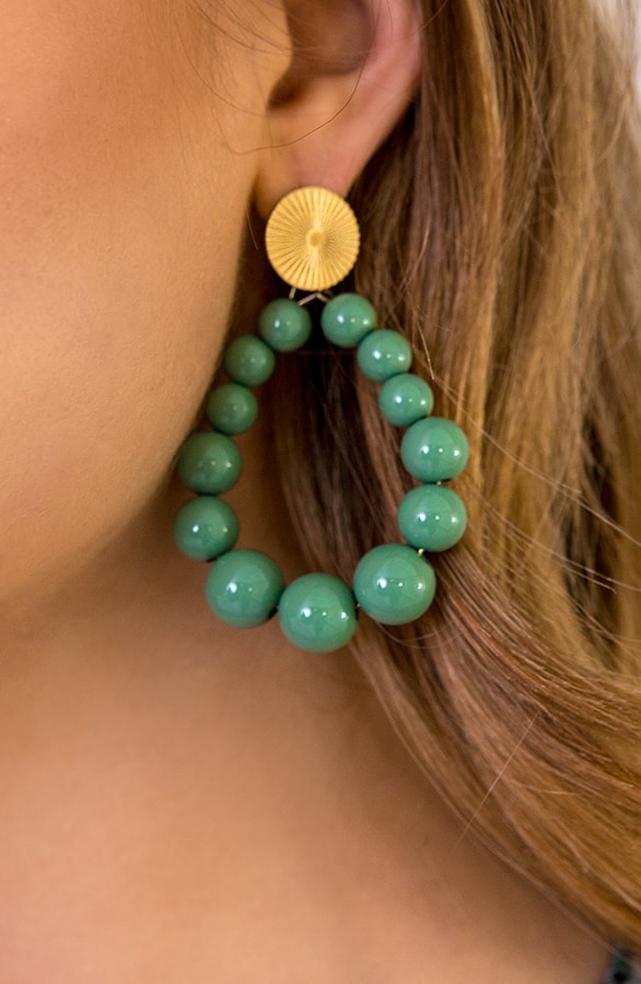 Luxury Beads Oorbellen Mint – shoparchief
