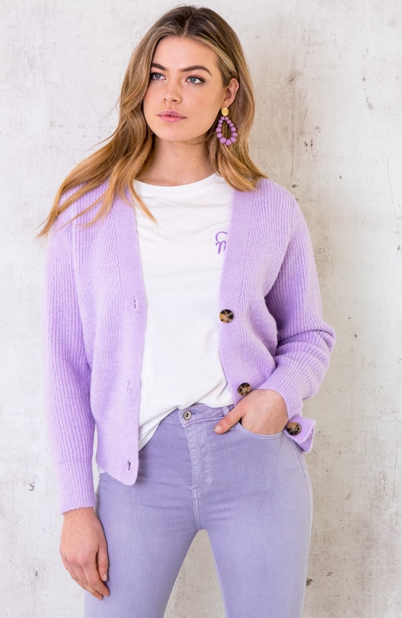 More Love Top Wit Lila – shoparchief, foto 5