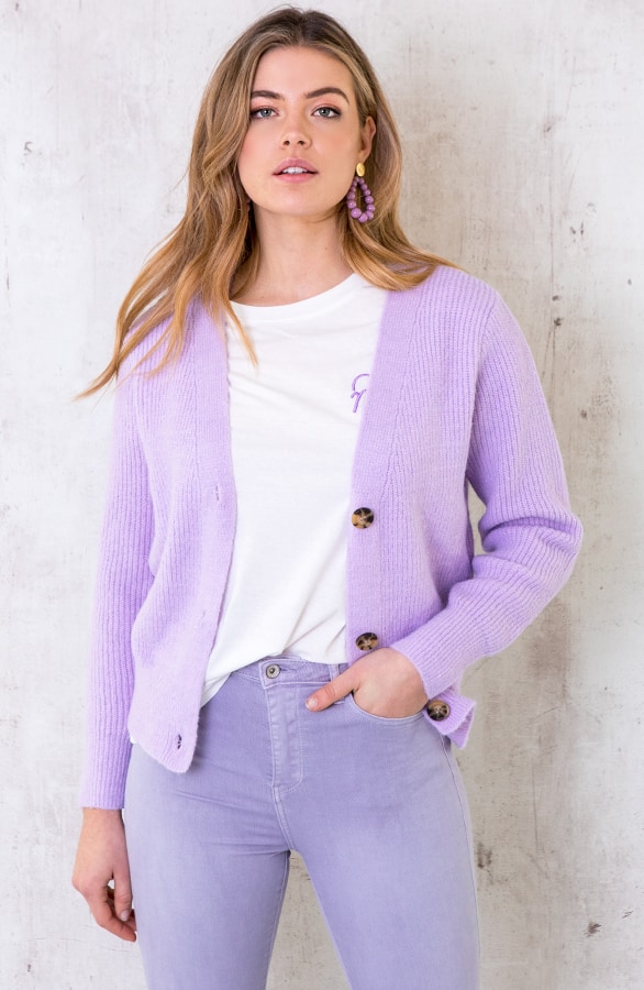 More Love Top Wit Lila – shoparchief, foto 2