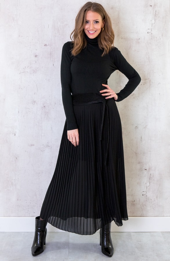 Plooirok Dames Zwart – shoparchief