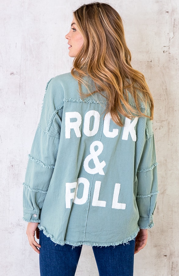 Rock N Roll Jacket Mintgroen – shoparchief