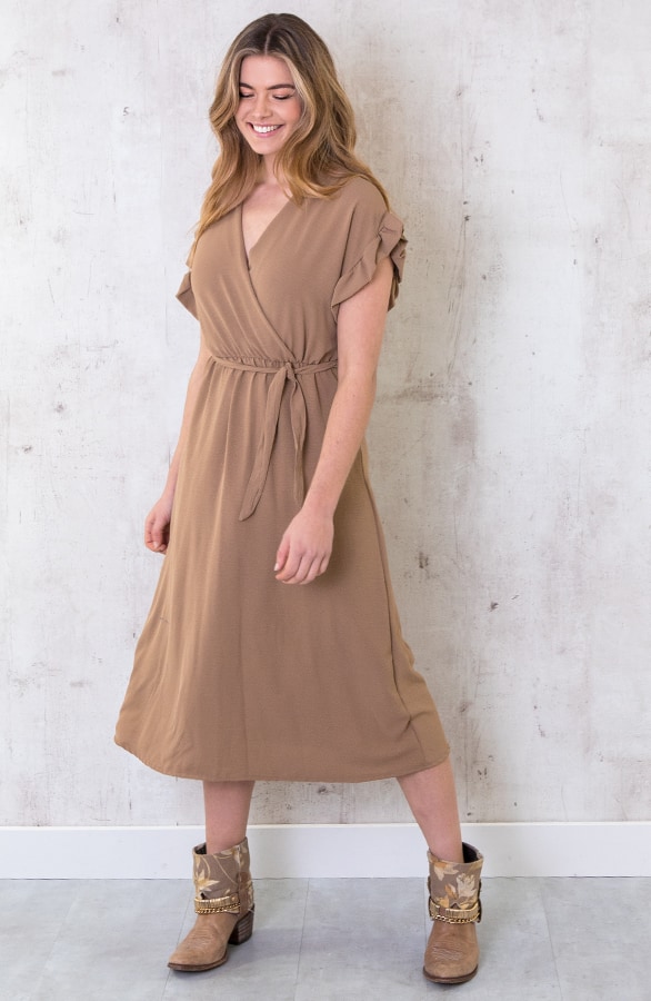 St. Tropez Kleid Midi Camel, Shoparchiv, Foto 2