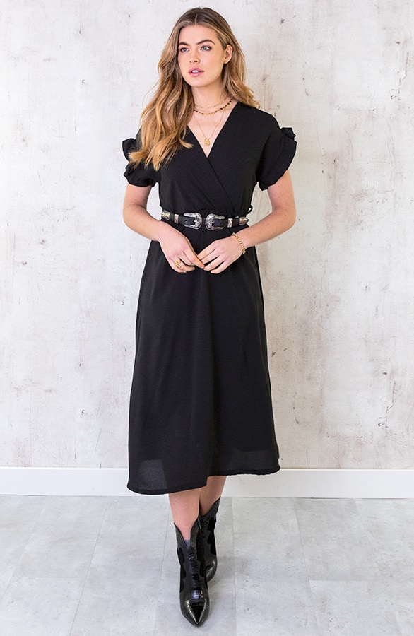 St. Tropez Kleid Midi Schwarz, Shoparchiv, Foto 6