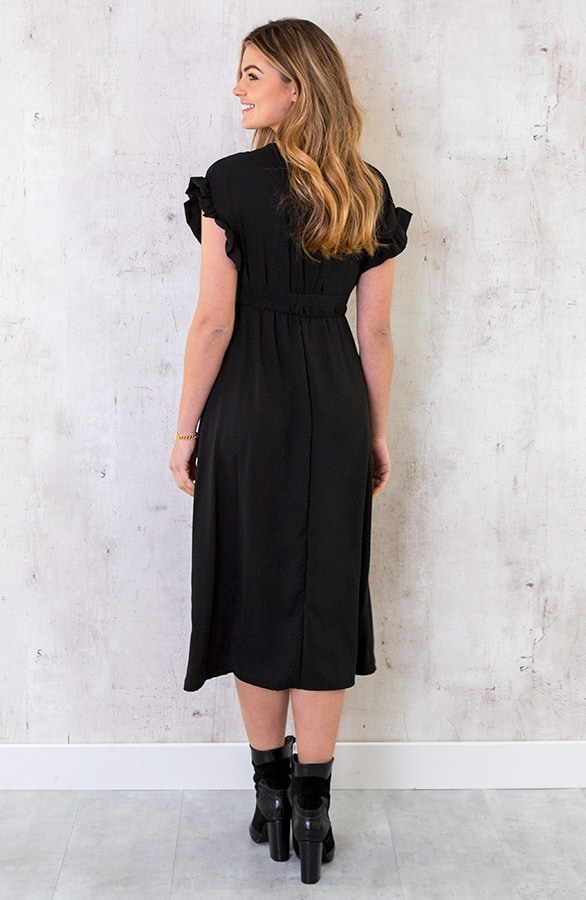 St. Tropez Kleid Midi Schwarz, Shoparchiv, Foto 4